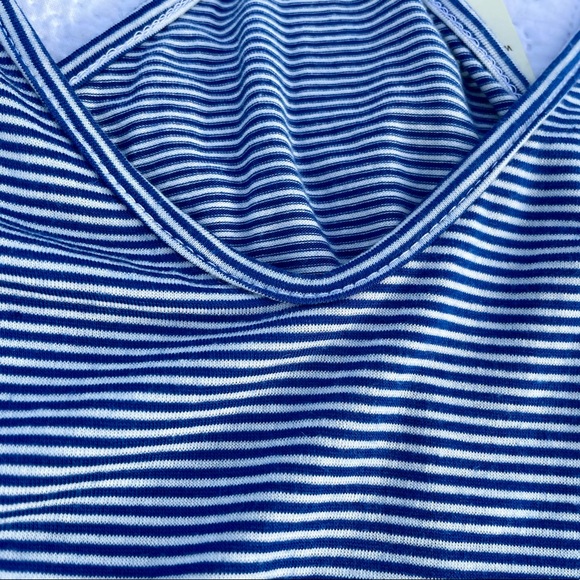 Striped Navy and White Romper, Cute and Comfy!!! - Picture 5 of 8